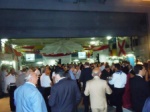 Football match in the hangar of the BERLIN